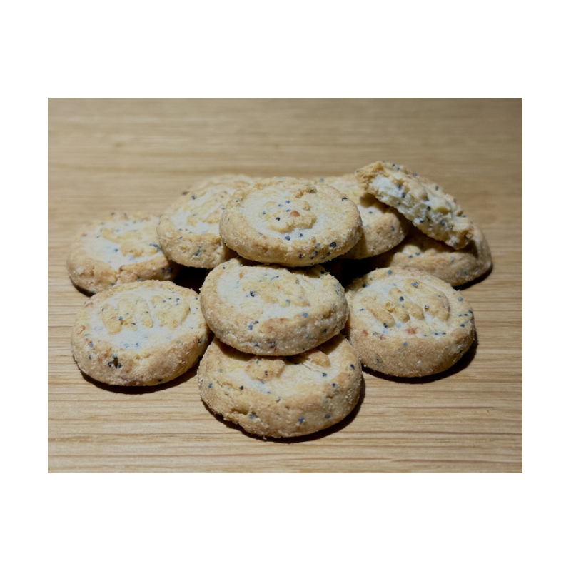 Sablé apéritif comté-pavot 100gr