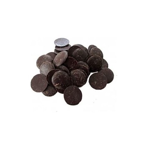 Palets de chocolat noir 62% 100gr