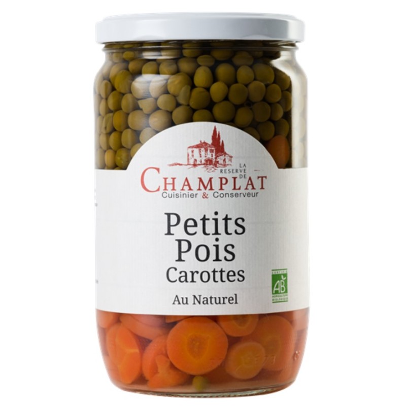 Petits pois carottes au naturel 420gr