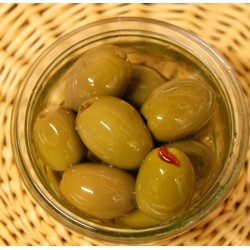 Olives Vertes Poivron - 100gr