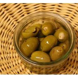 Olives Vertes à l'ail - 100gr