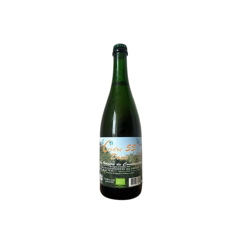 Cidre doux bio 75cl